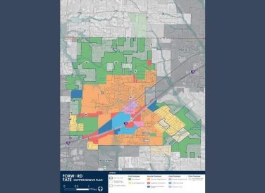 Fate Comprehensive Plan map