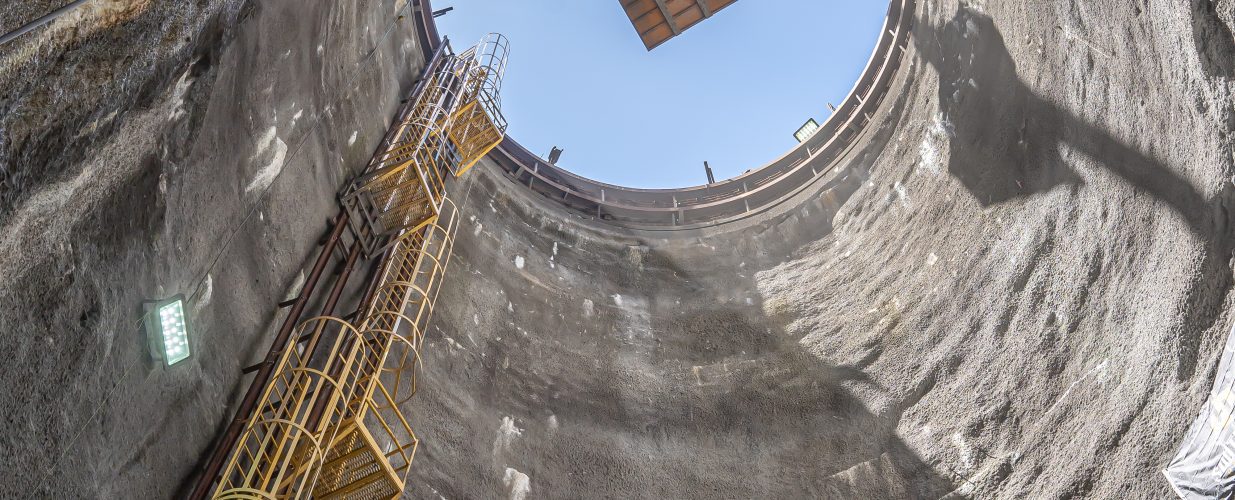 view inside of tunnel Mill Creek drainage relief